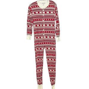 Little Blue House By Hatley Bear Suit PJ’s. Size XS.